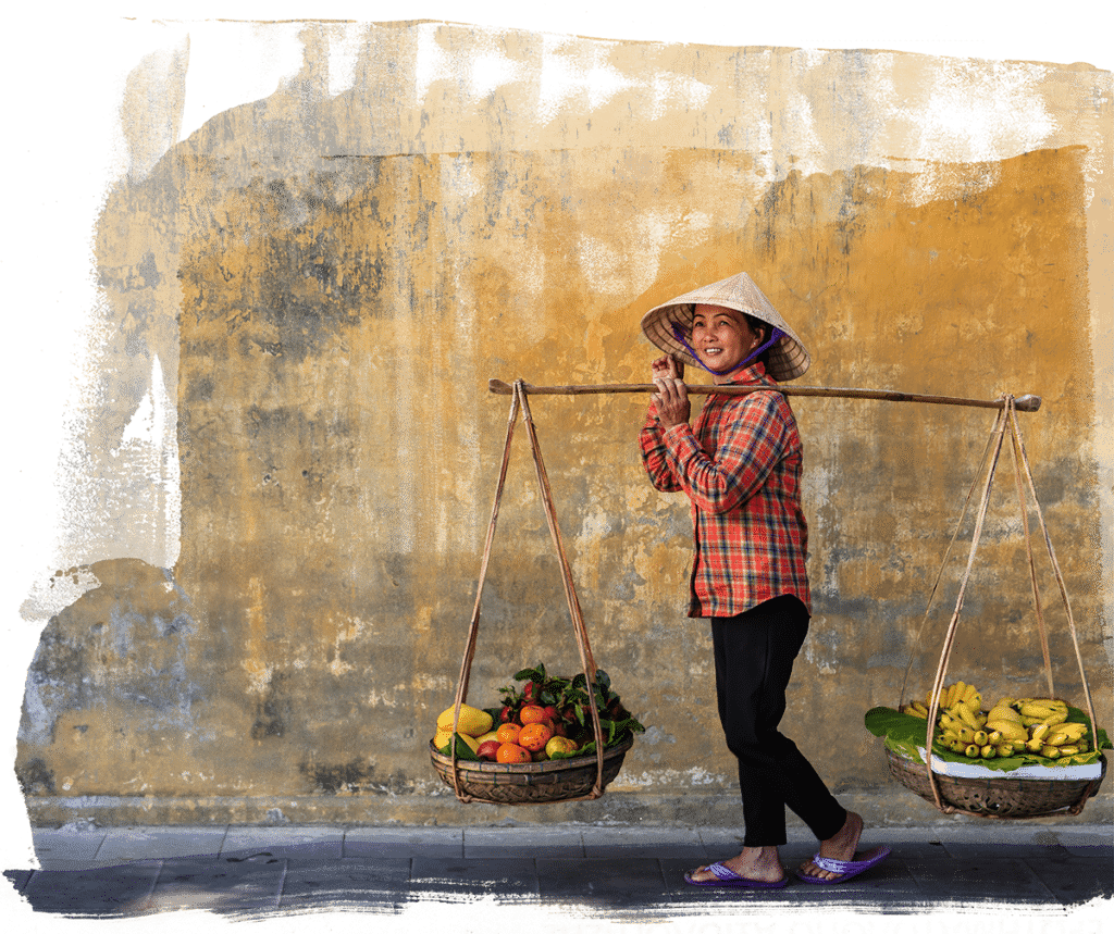Plat thai, plat laotien et plat vietnamien les trois d'Asie